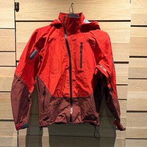 Arc'teryx Men's Red Waterproof Ski Jacket
